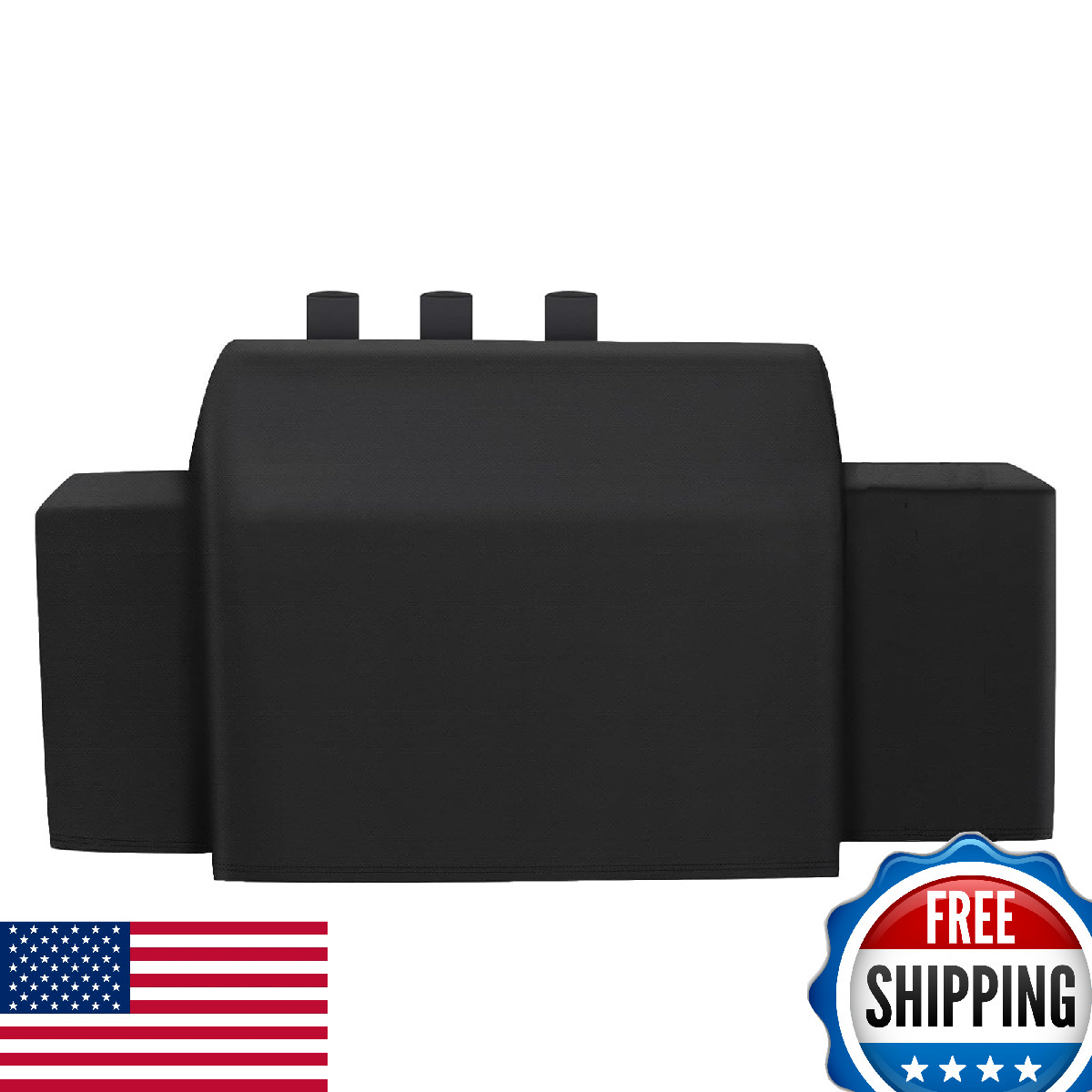 Char-Griller Duo 5050 Grill Cover 3-Burner Dual Fuel Expandable Pro 65/86"L