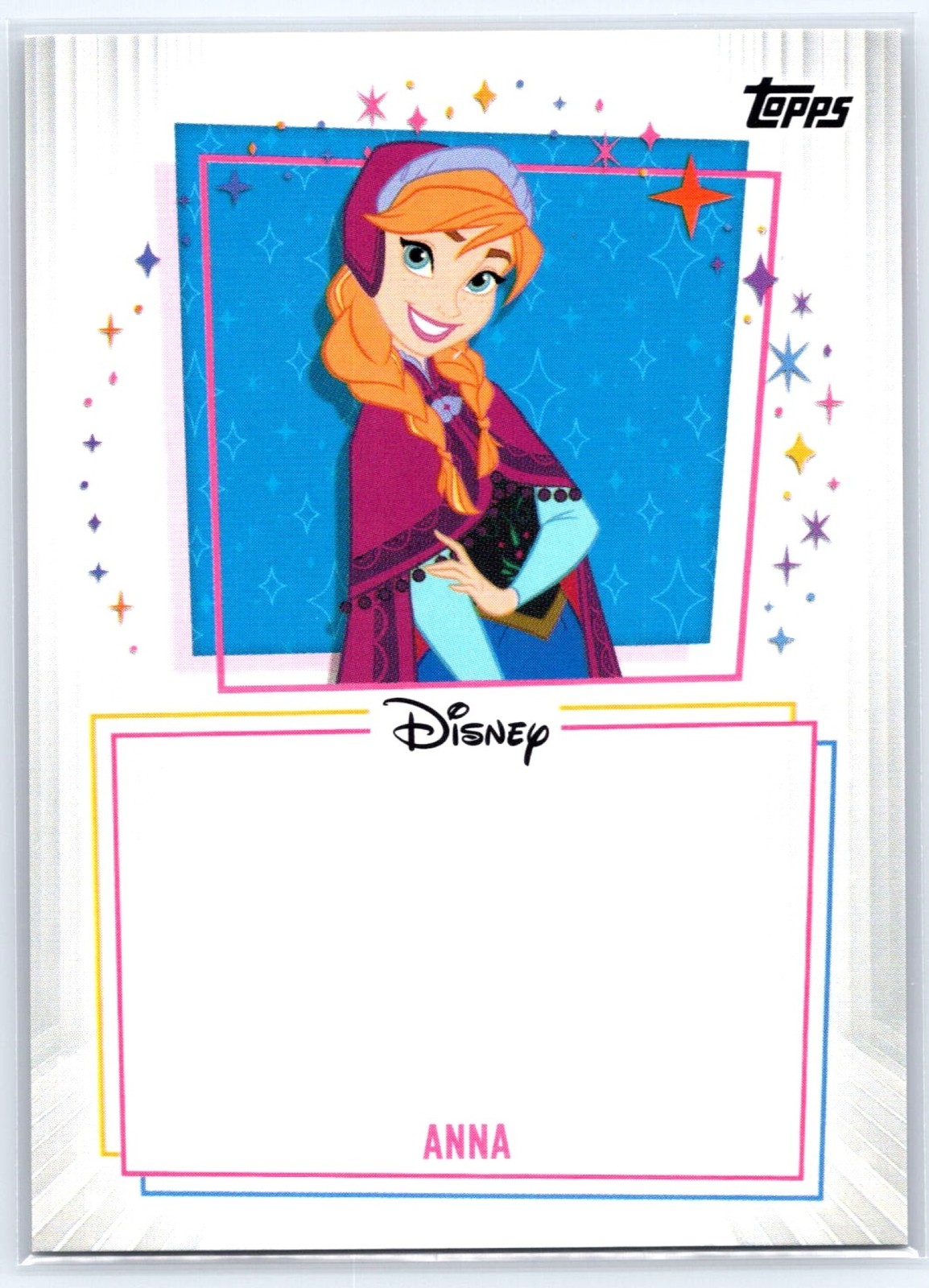 Anna 2025 Topps Disneyland 70th Anniversary Unsigned Auto Opportunity #UA-AN