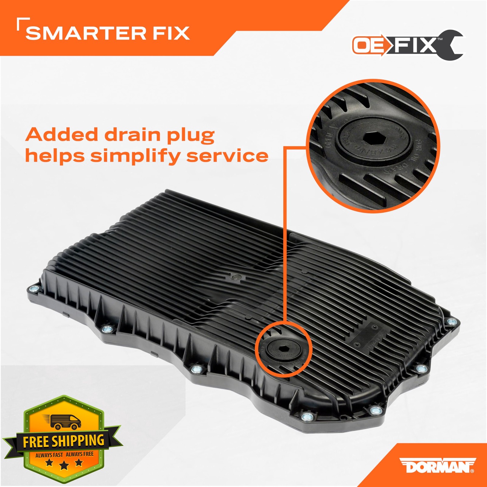 Dorman Transmission Pan 265-850 Drain Plug Gasket Bolts Select Models