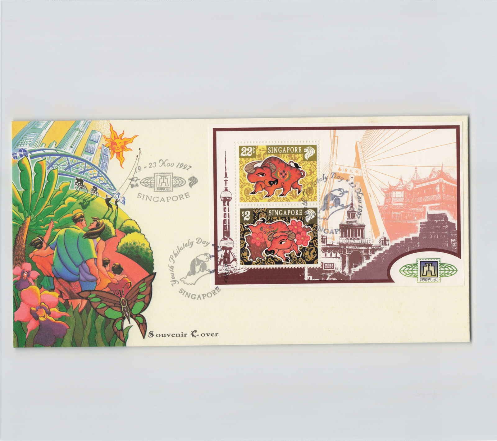 (A)Singapore Stamp, First Day Cover FDC[D2133]8d8