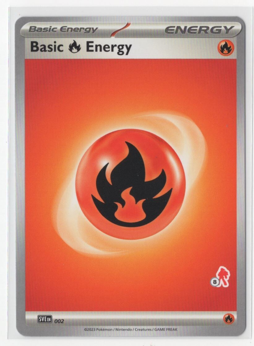 Pokemon Fire Energy SVE 002 Armarouge Stamped #8