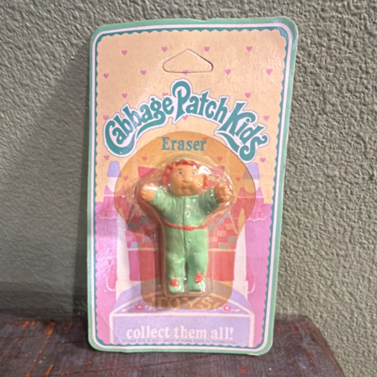 Cabbage Patch Kids Eraser Panosh Place 1984 Vintage 1980s Collectible Toy