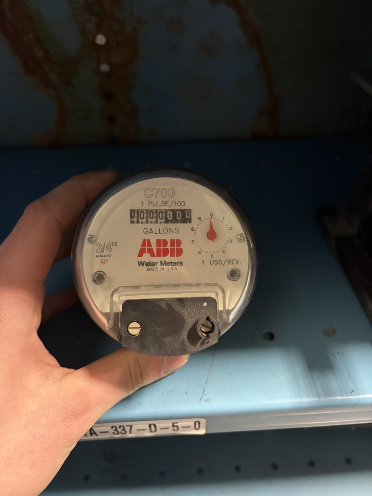 ABB C700 Water Meter Head C-700 5/8" / 3/4"USED 