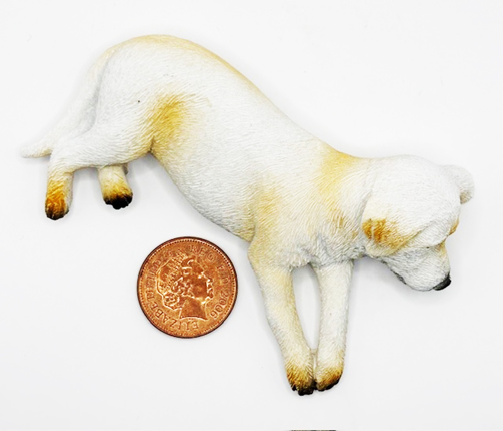 Dolls House Dog Sleeping Labrador Resin 1:12 Scale Miniature Puppy Z5 tumdee