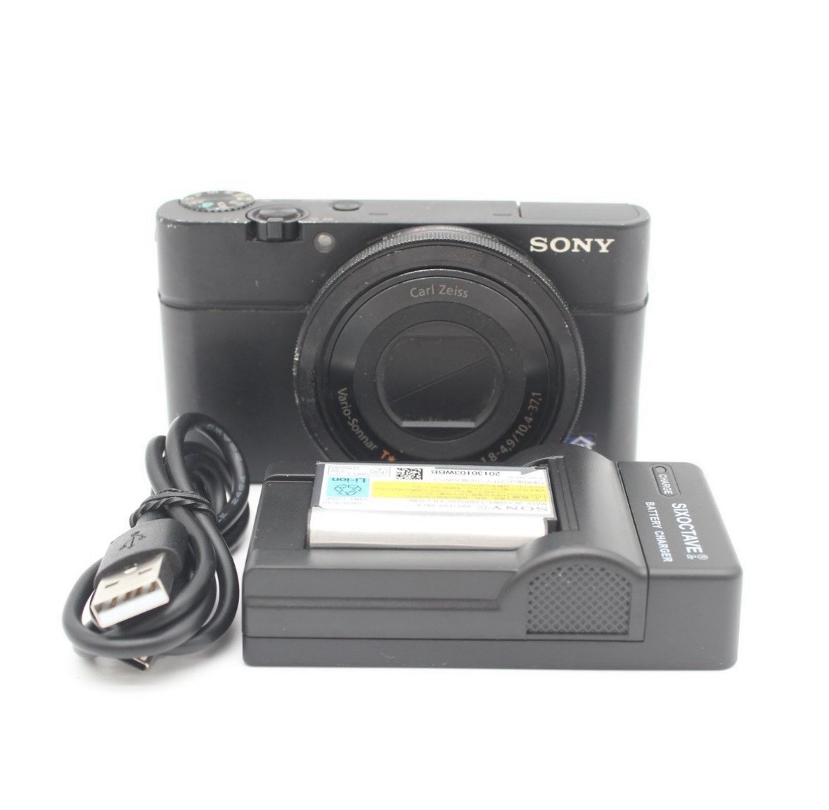 Sony Cyber-shot DSC-RX100 20.2MP Compact Digital Camera - Black