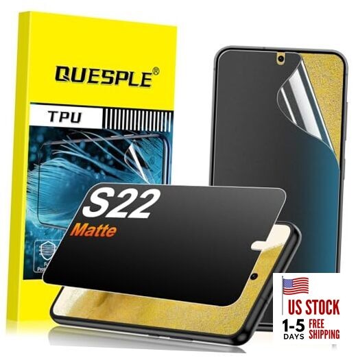 2 Pack for Anti-Glare Matte Privacy Screen Protector 6.2 Samsung Galaxy S22