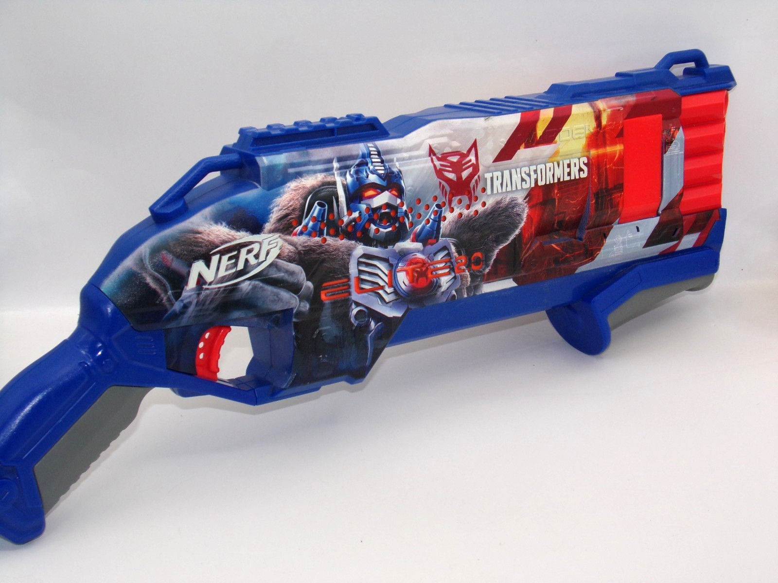 Nerf Elite 2.0 Transformers Blue Nerf Gun