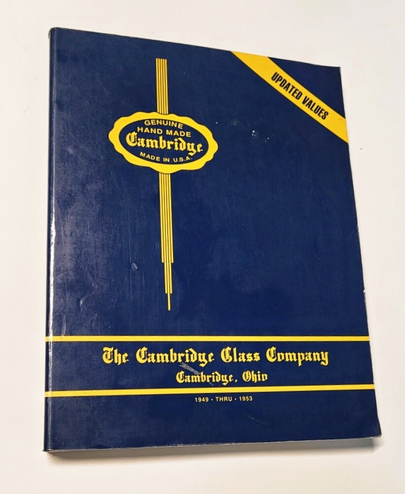 The Cambridge Glass Company Pattern Catalog 1949-1953 Softcover Book 1991