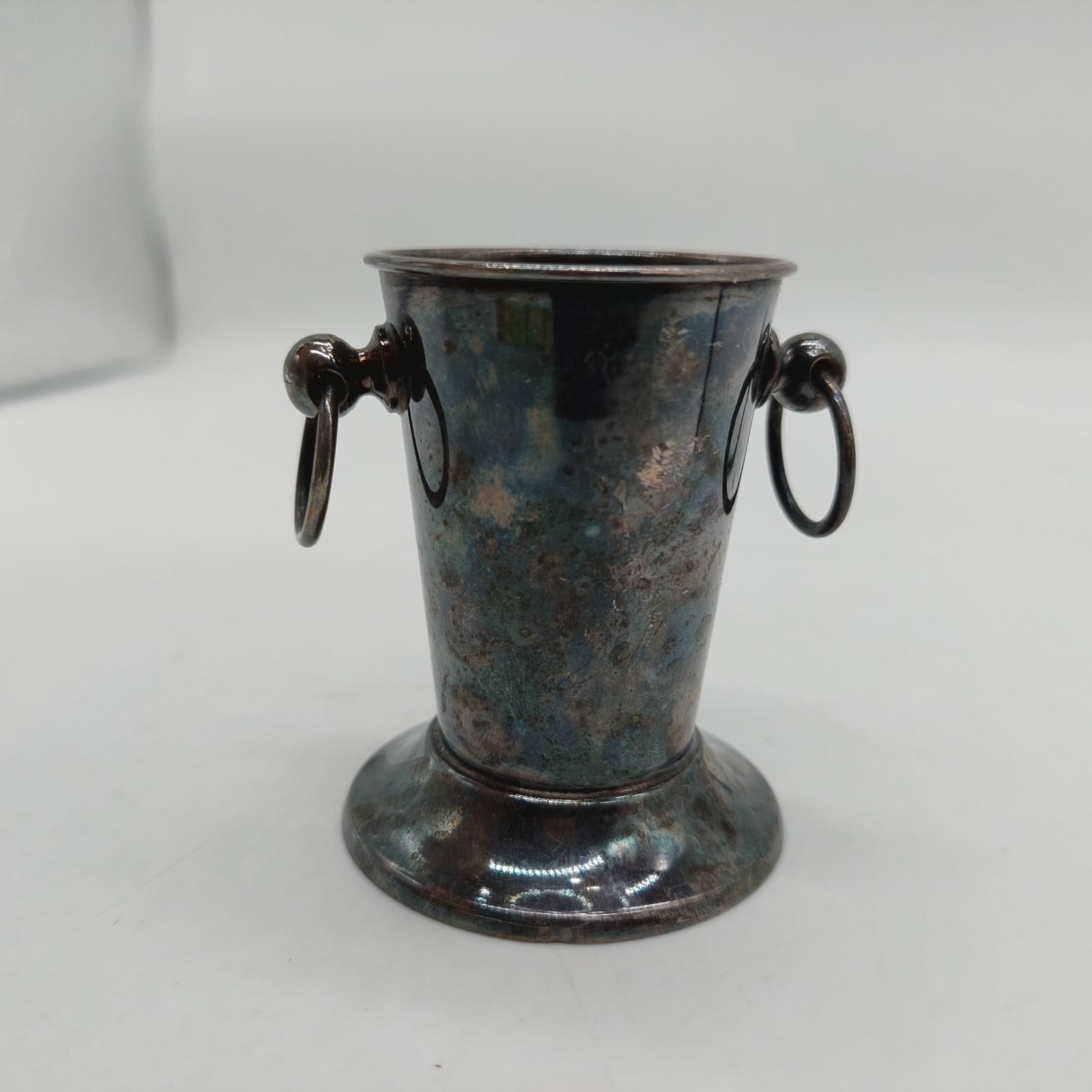 Vintage Eberle Silverplate Mini Vase 2" Germany