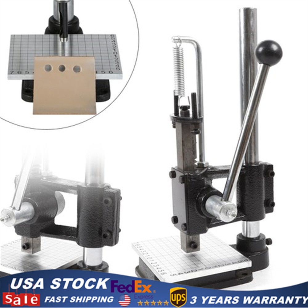 Leather Craft Imprinting Machine Manual Embossing Press Leather Stamp Punching
