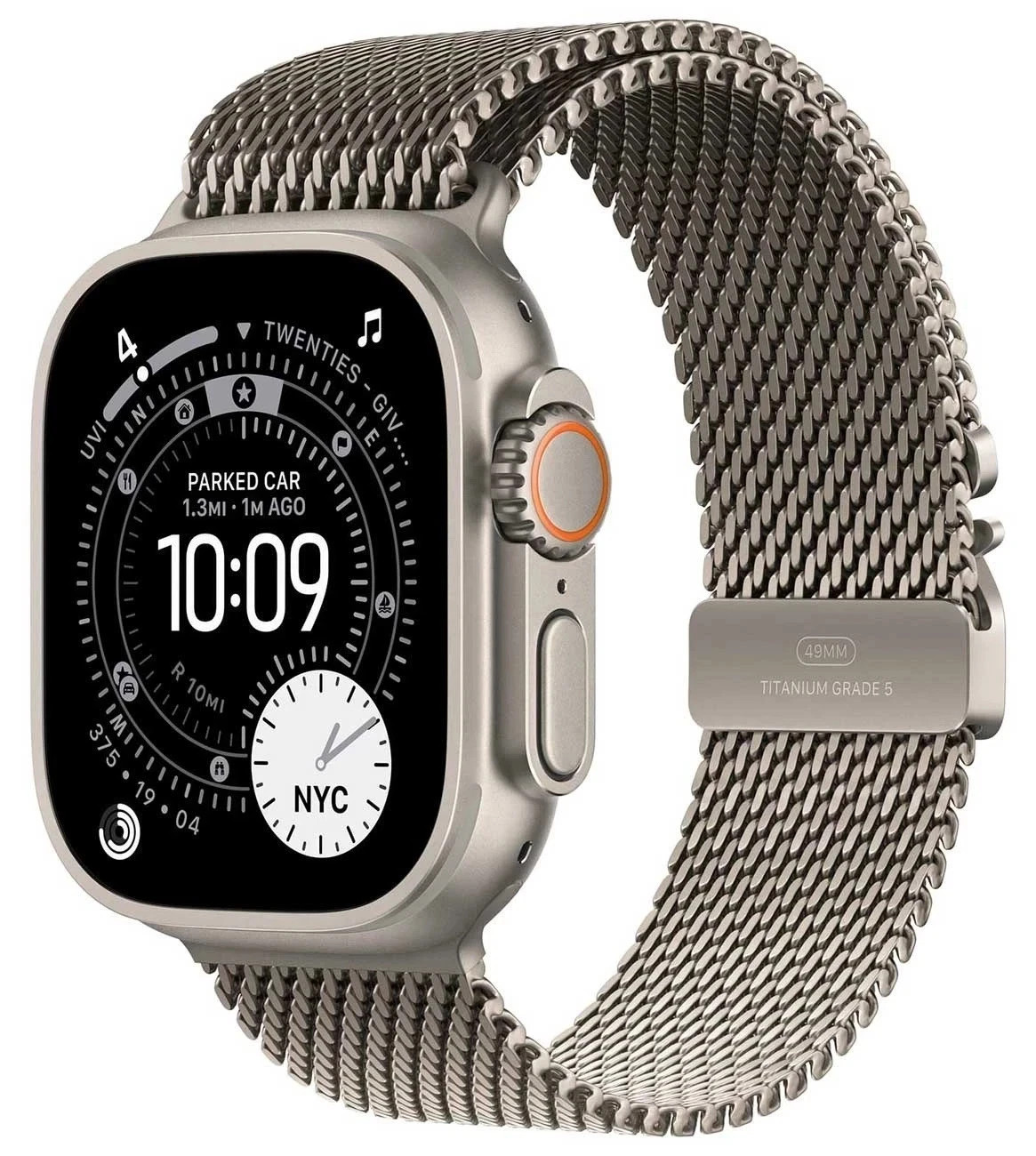 Apple Watch Ultra 3 49mm GPS + Cellular - Titanium w/ Large Milanese Loop NEW !!