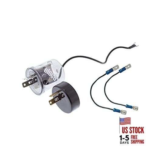  90649 LED Flasher w/Reverse Polarity Base & Extension Wires, 12-Volt, 20 Amp 