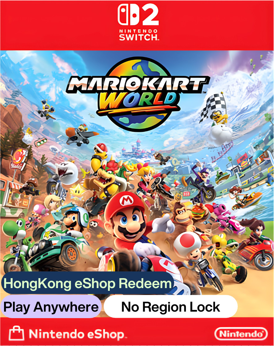 Mario Kart World for Nintendo Switch 2 eShop Digital Code