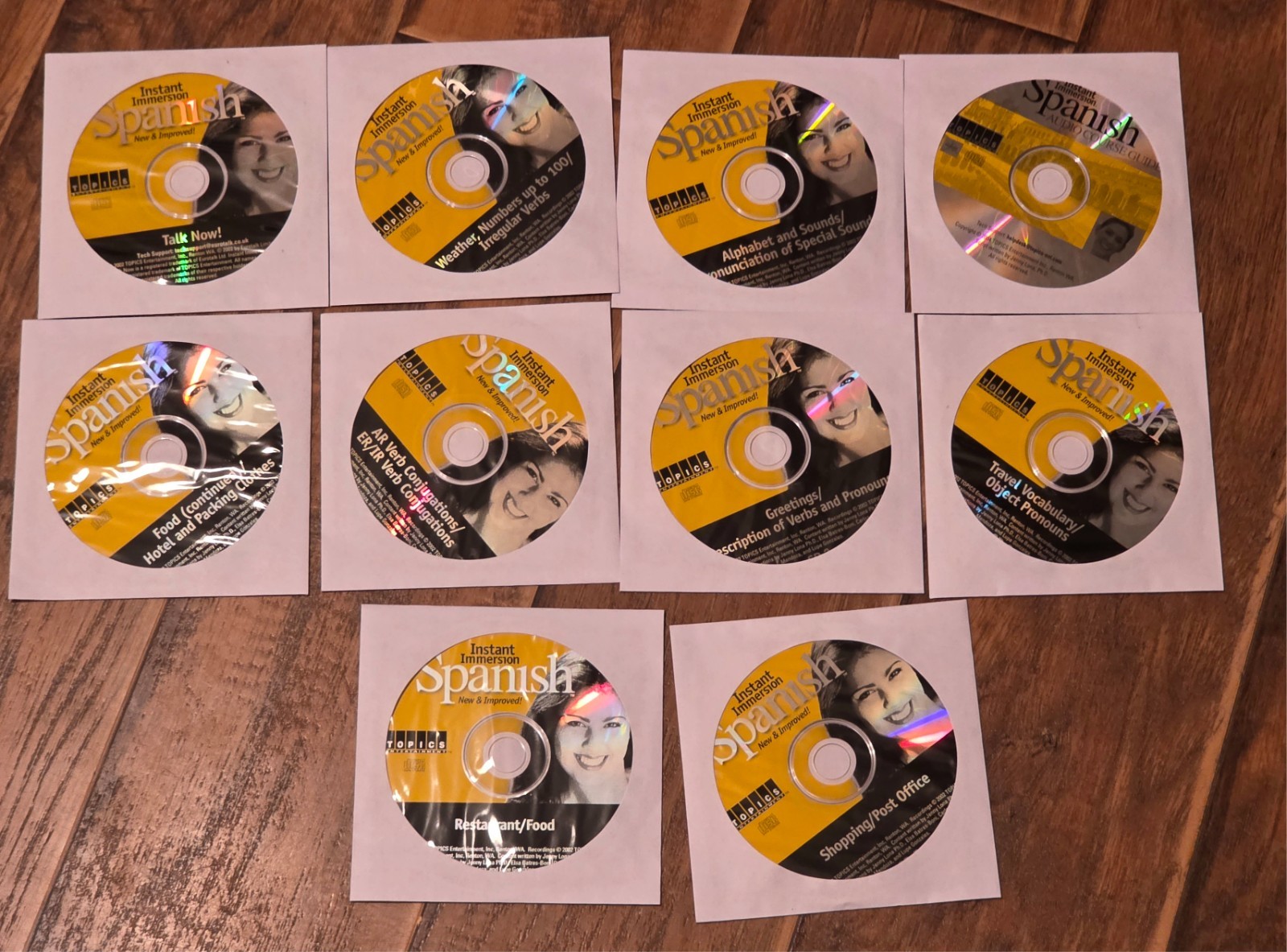 Spanish Language Instruction Software - 10 CD Set Topics Instant Immersion Audio