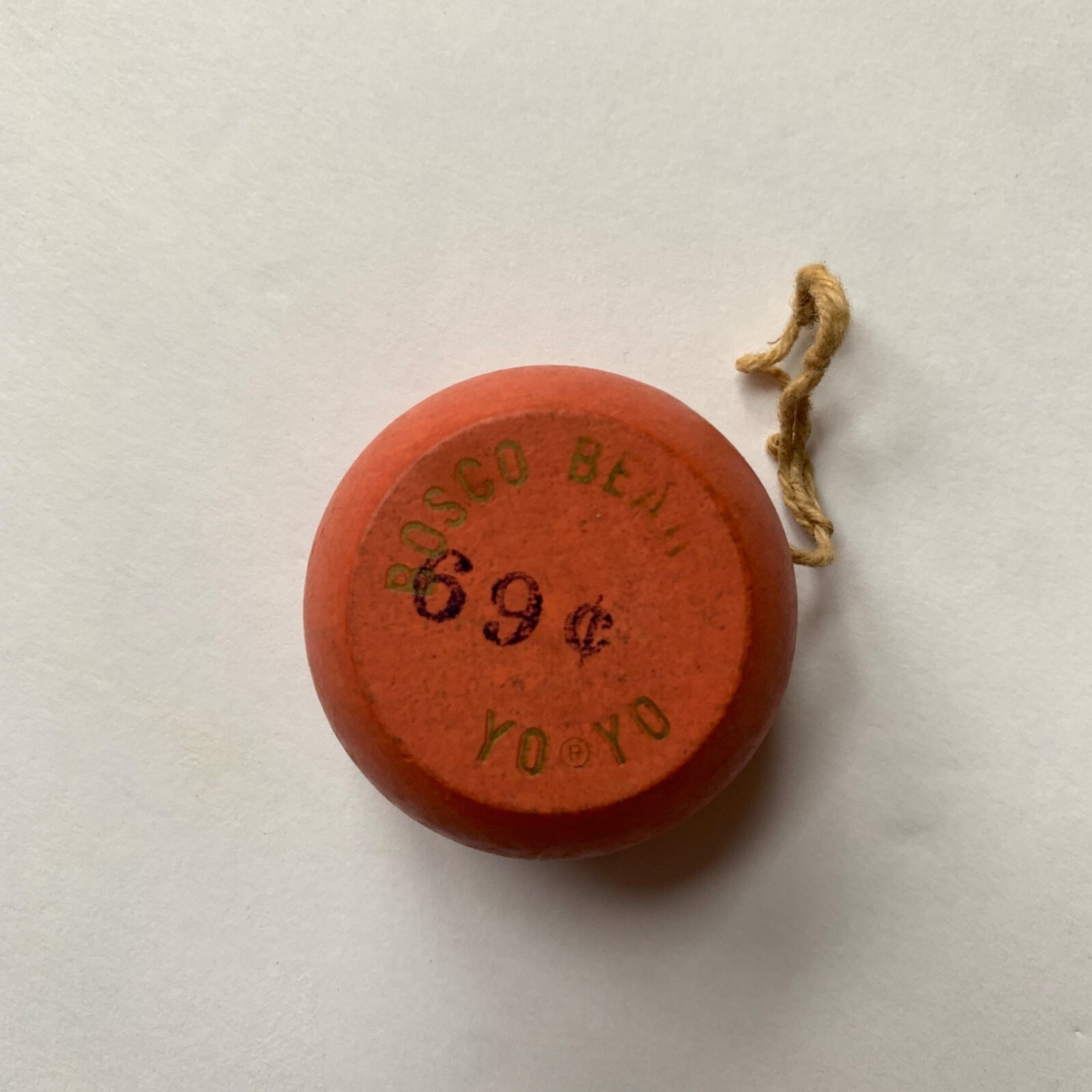 Bosco Bear Vintage Pink Yo-Yo Wooden Vintage