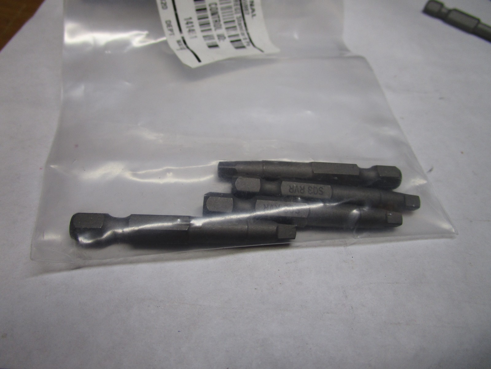 #3 Square x 1-15/16"OAL 1/4" Hex Rock River® Standard Power Bit QTY 5