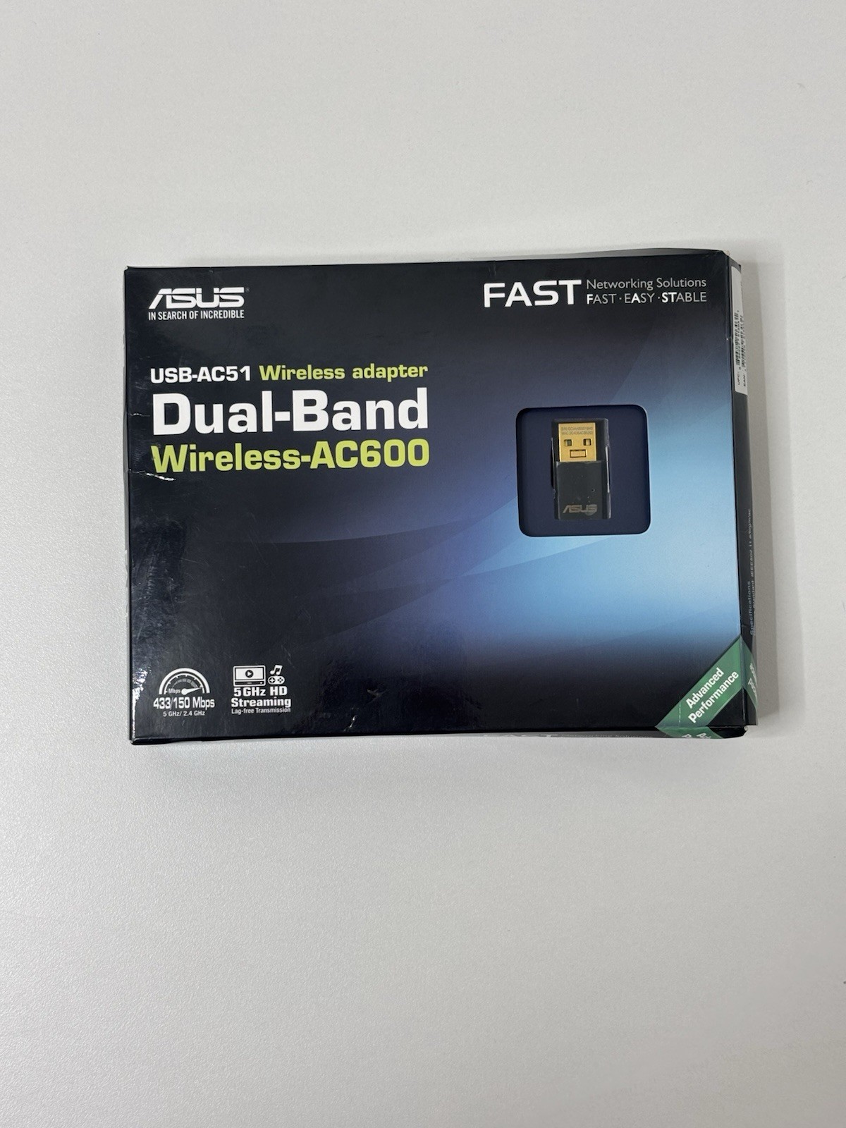 ASUS USB-AC51 AC600 Dual-Band WiFi Adapter