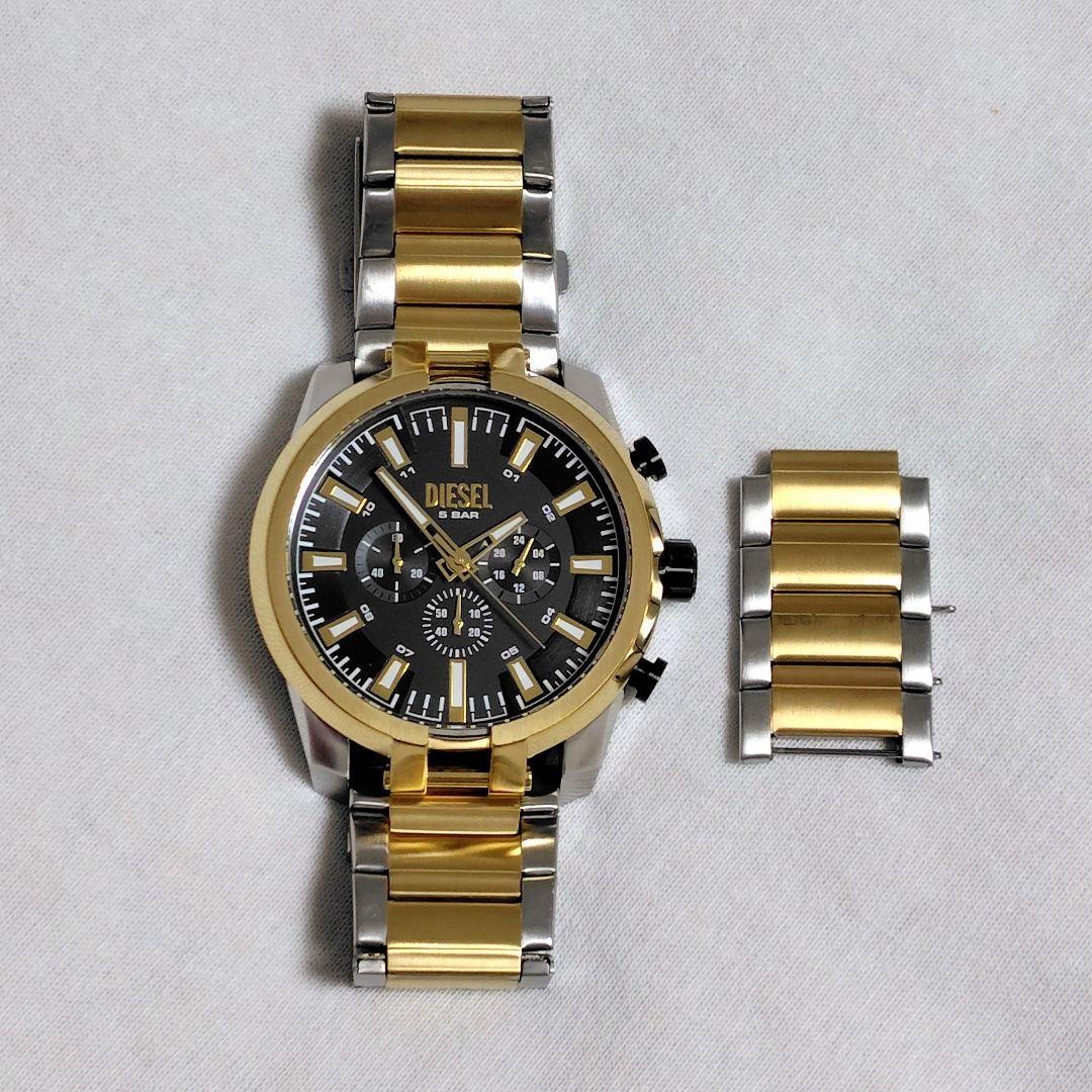 Working Item Diesel Dz4625 Chronograph Gold Silver