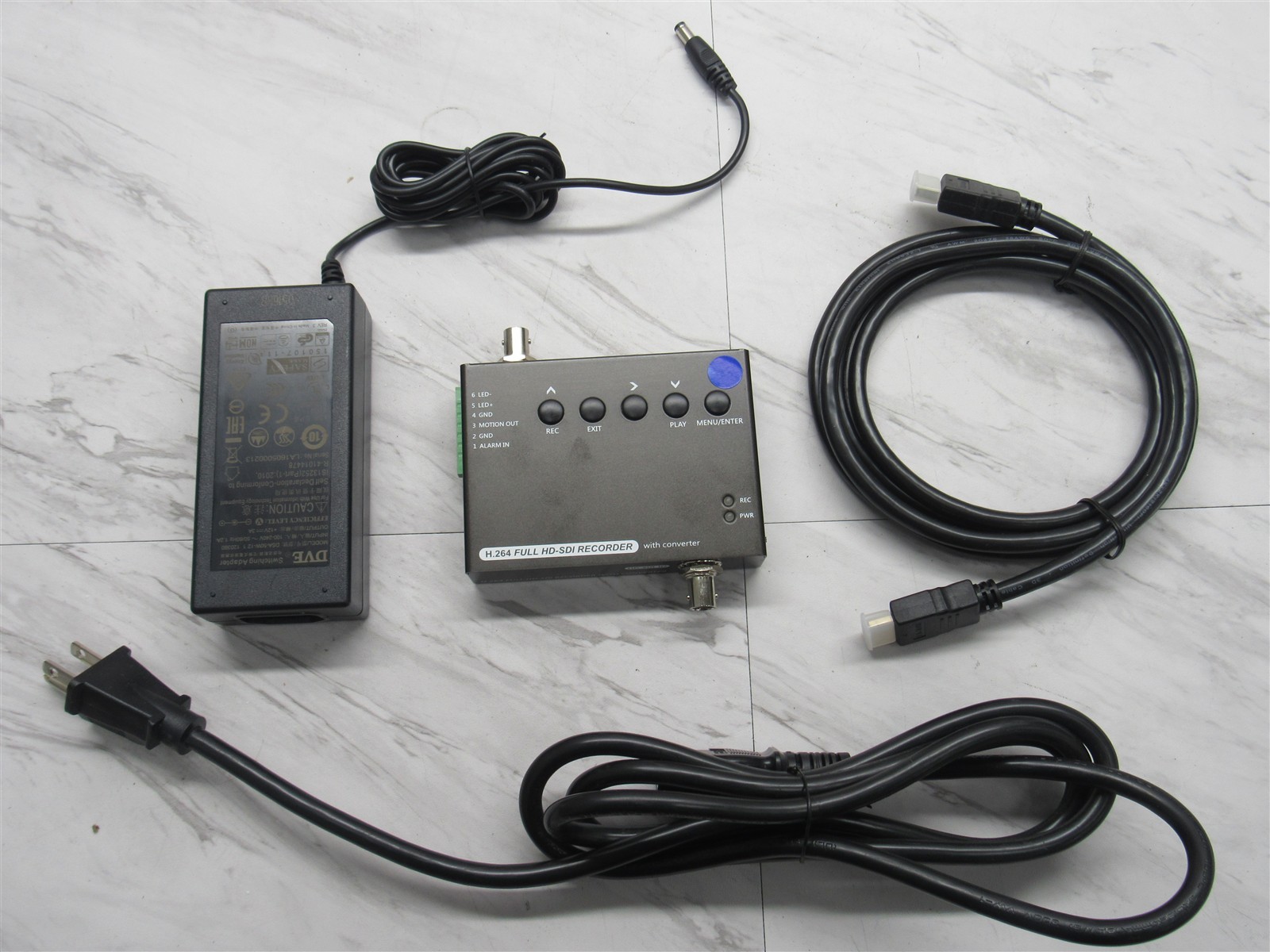 H.264 FULL HD-SDI RECORDER WITH CONVERTER with Adapter