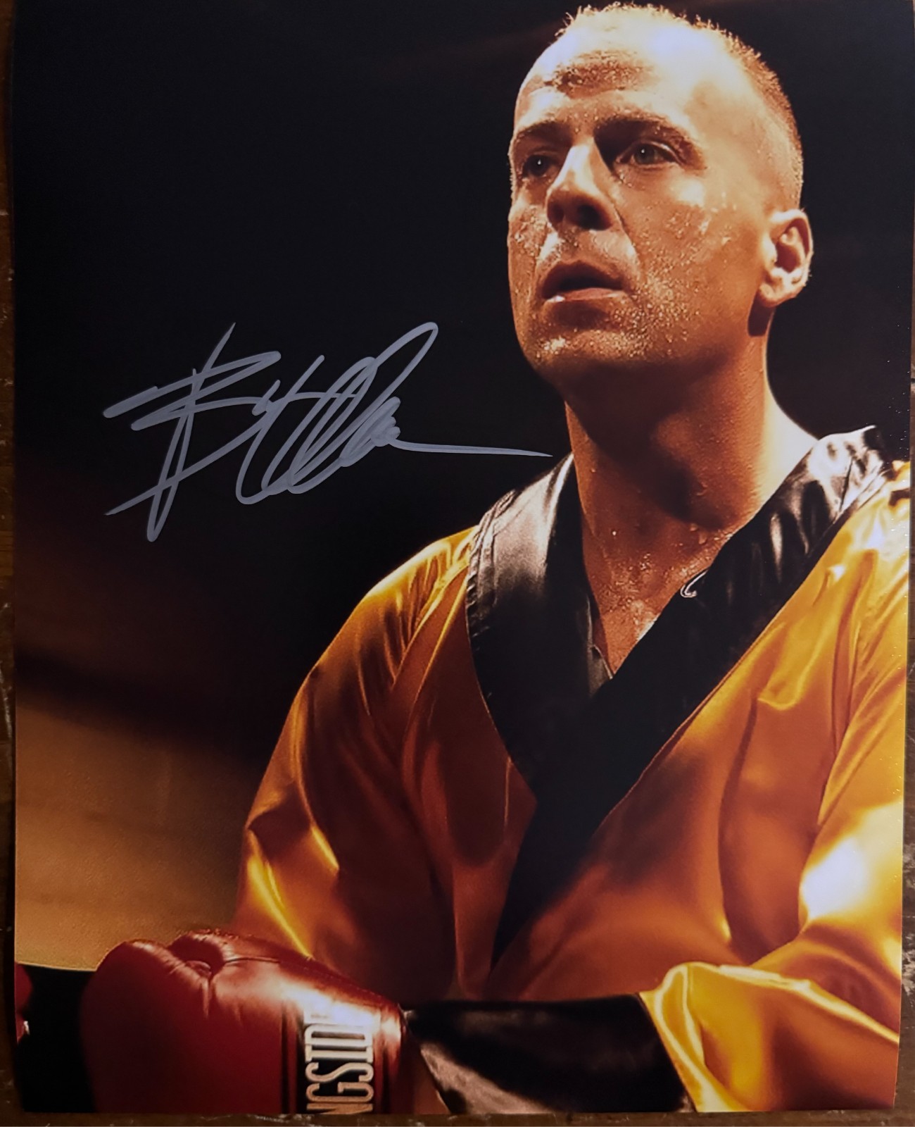 Bruce Willis Pulp Fiction Signed Autographed signature 8x10 Matte Photograph COA