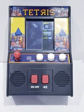 Tetris Hand Held Mini Arcade Electronic Game with Sound - Tested & Works