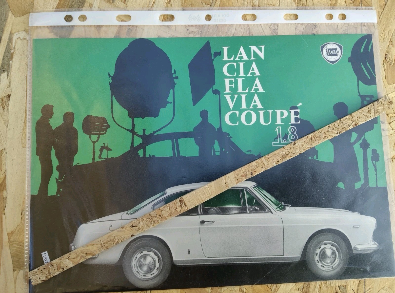 Leaflet Lancia Flavia coupe, September 1964, 2-sided, Italian language