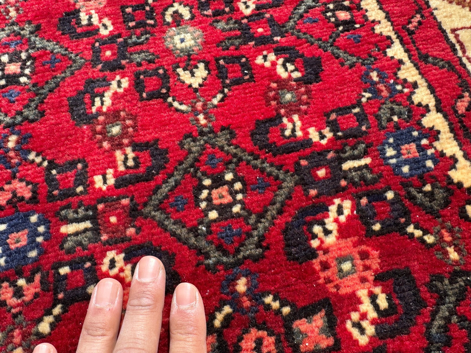 2x10 VINTAGE RUNNER RUG HAND-KNOTTED ANTIQUE ORIENTAL handmade narrow long 3x10