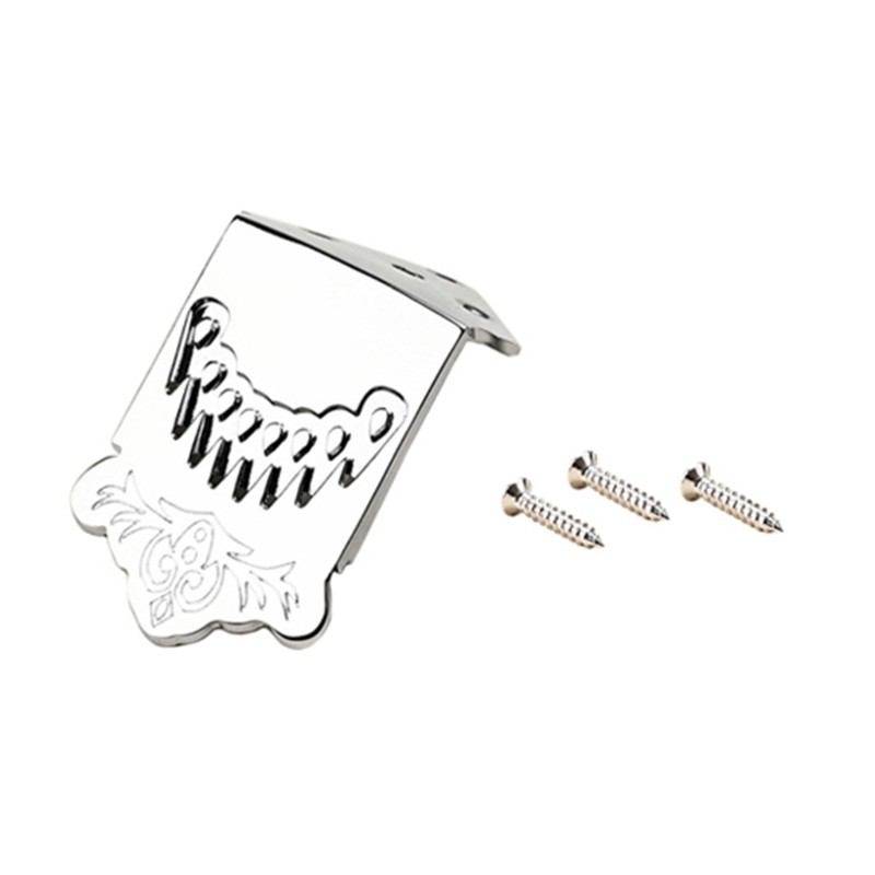 Mandolin Tailpiece Replacement 2.2x1.6inch with Screws for 8 Strings Mandolins