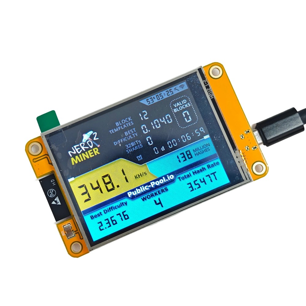 350KH/S Miner 2.8 Display Bitcoin Crypto Lottery Miner Upgraded3004