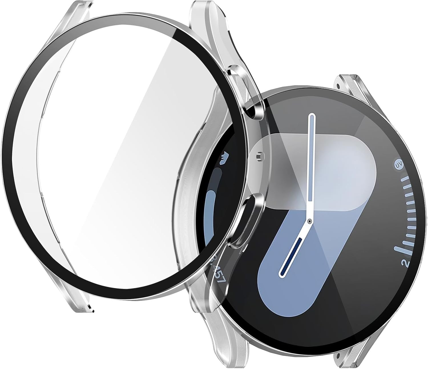 2 Pack Tempered Glass Screen Protector for Galaxy Watch 7 44mm