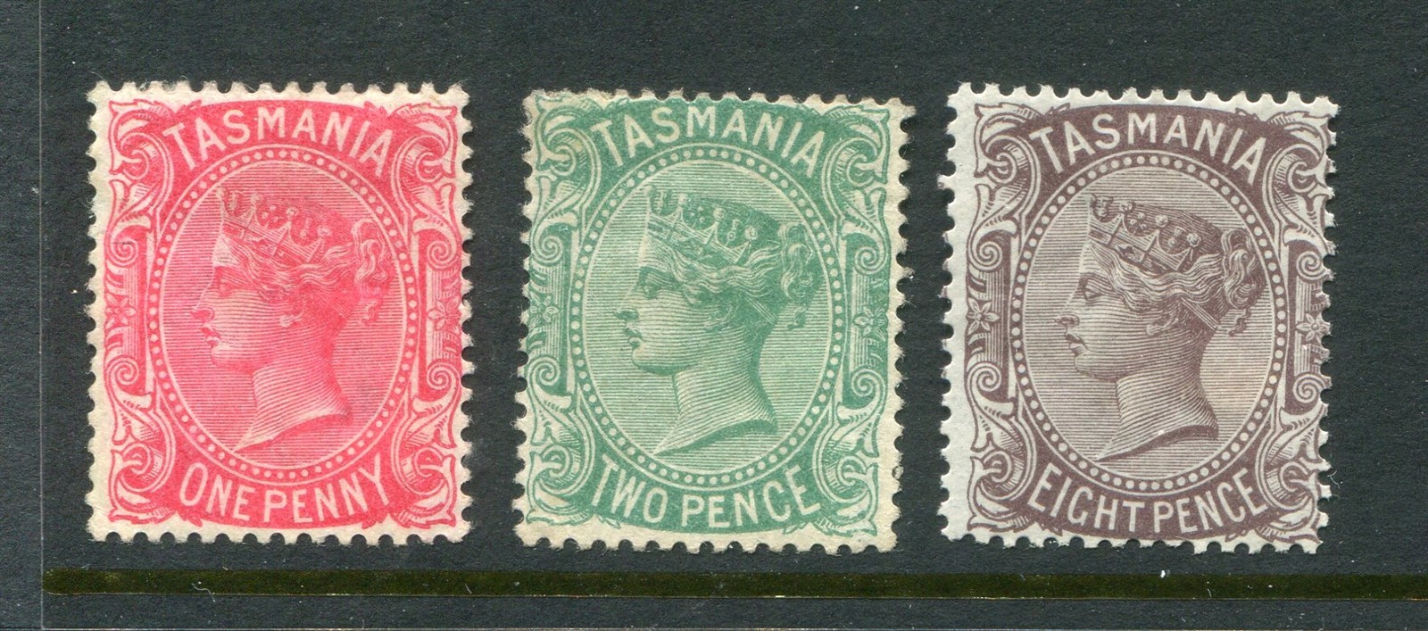 Tasmania #60-62 Victoria Complete Set [Mint Hinged] 