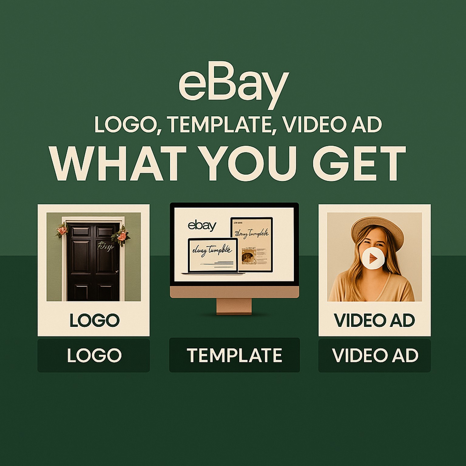 Professional eBay Store Design & Mobile-Friendly Listing Template with Logo