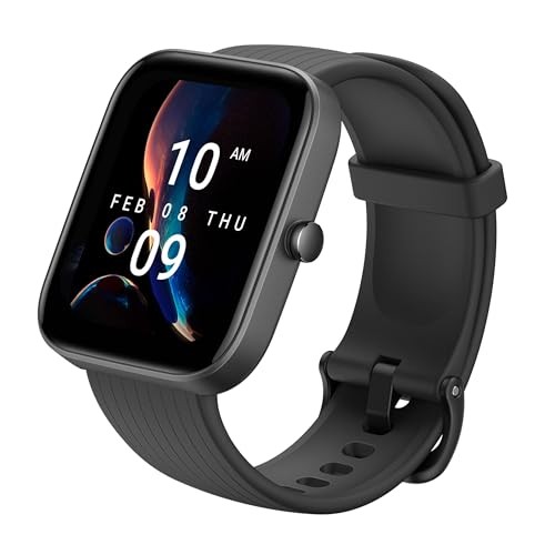 Amazfit Bip 3 Pro Smart Watch, Step Tracking, Heart Rate Monitor, Blood Oxygen M