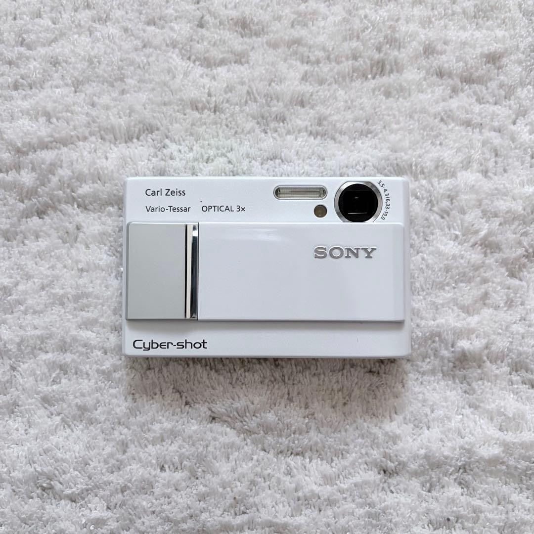 Sony Cyber-shot DSC-T10 White Compact Digital Camera Tested Excellent Condition