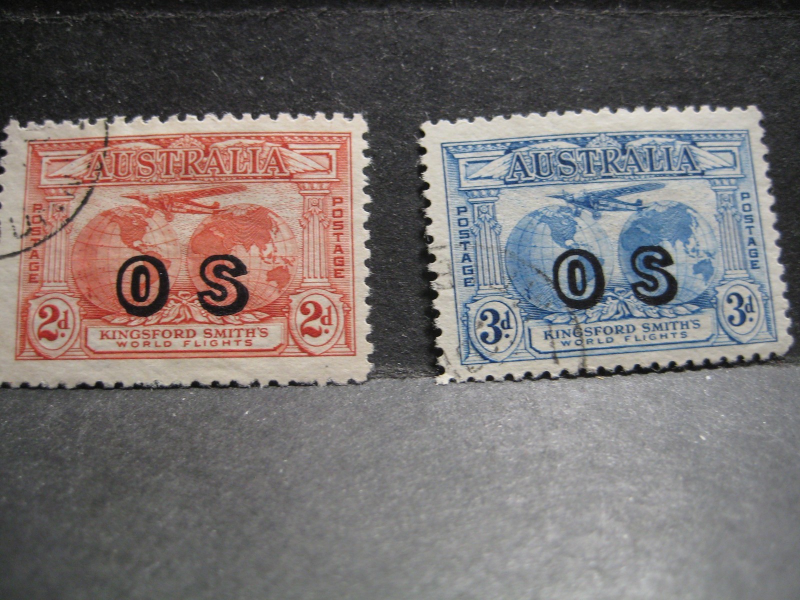 Australia #O1-2 Used- WDWPhilatelic (N9X)  (3/26)