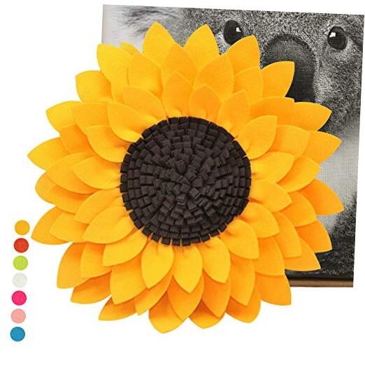  Sunflower Pillows, 3D Handmade 14.5" Flower, 13" Pillow With Insert Sunny