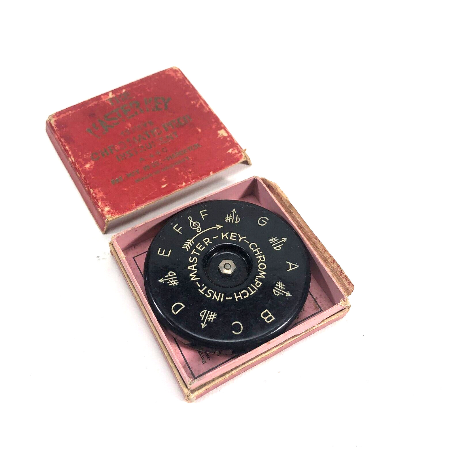 Master Key Chromatic Pitch Instrument A-440 13 Keys WM. Kratt 