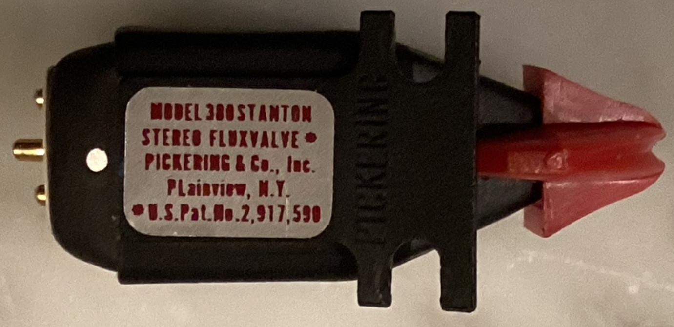 STANTON 380 FLUXVALVE CARTRIDGE AND NEW STANTON D3807C RED STYLUS