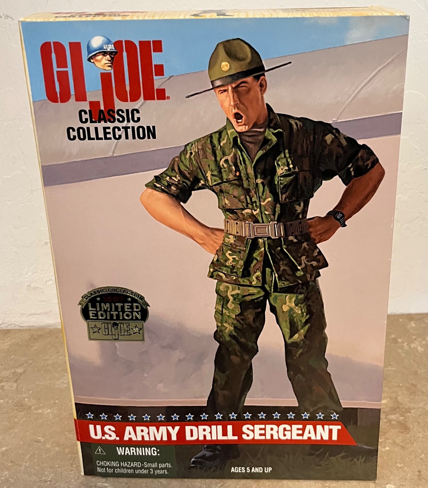 GI Joe US Army Drill Sergeant 12" Figure Classic Collection