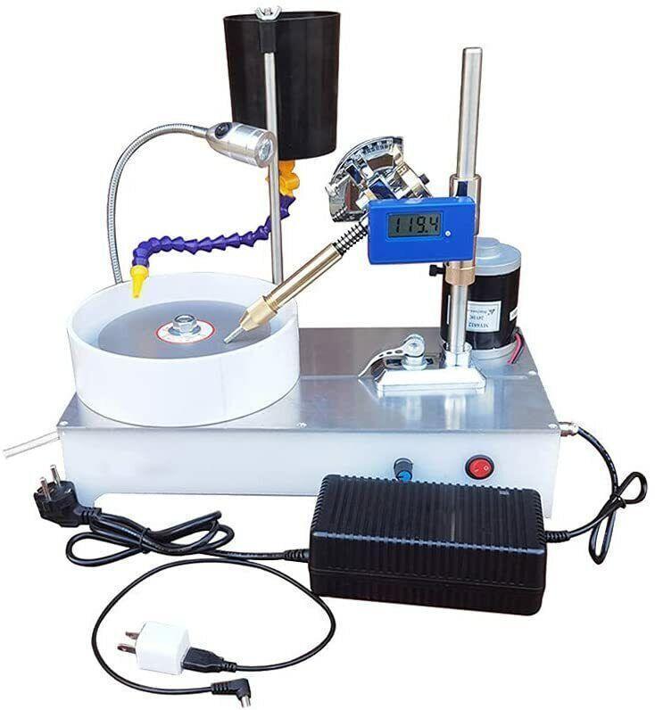 Gemstone Grinding Faceting Machine Digital Display Gem Jade Jewelry Polisher Y