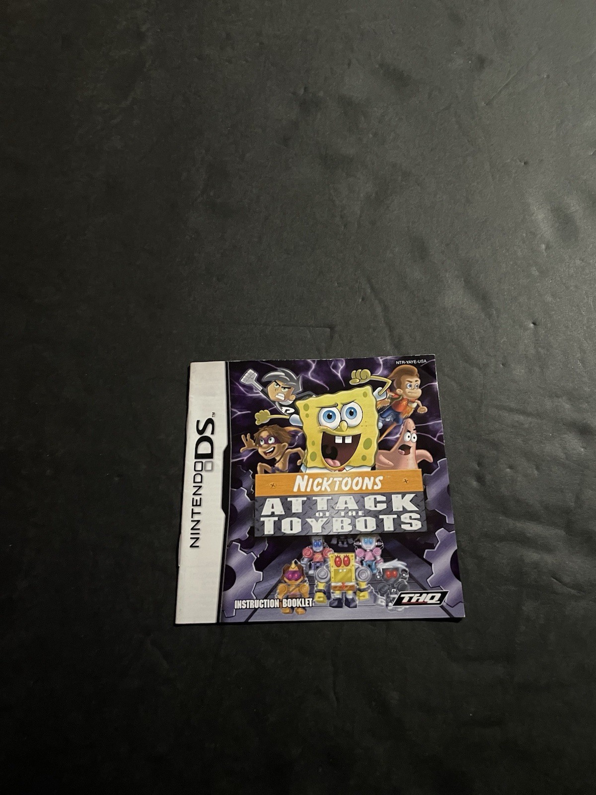 nicktoons attack of the toybots ds Manual only