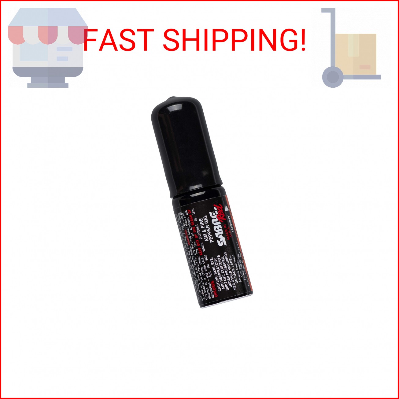 SABRE Aim and Fire Pepper Gel with Trigger and Grip Deployment System, 15-Foot (