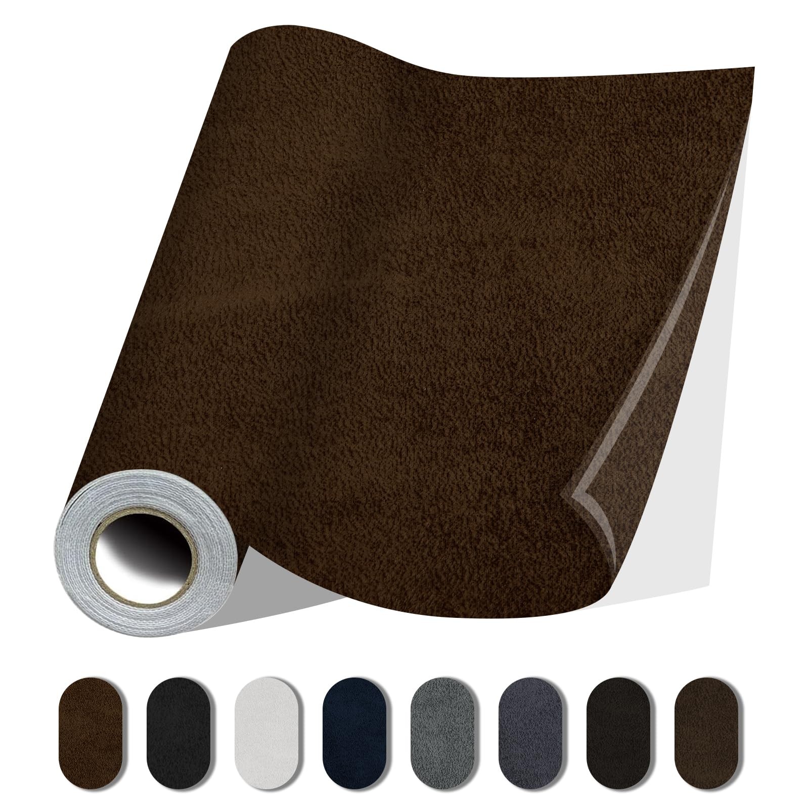 Lifeshoon Fabric Repair Patches 17x158in Self-Adhesive Suede Tape Large DIY Sofa