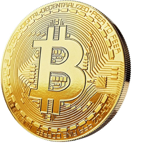 24-Carat Gold Plated Bitcoin Collector's Coin -  Protective Case Included