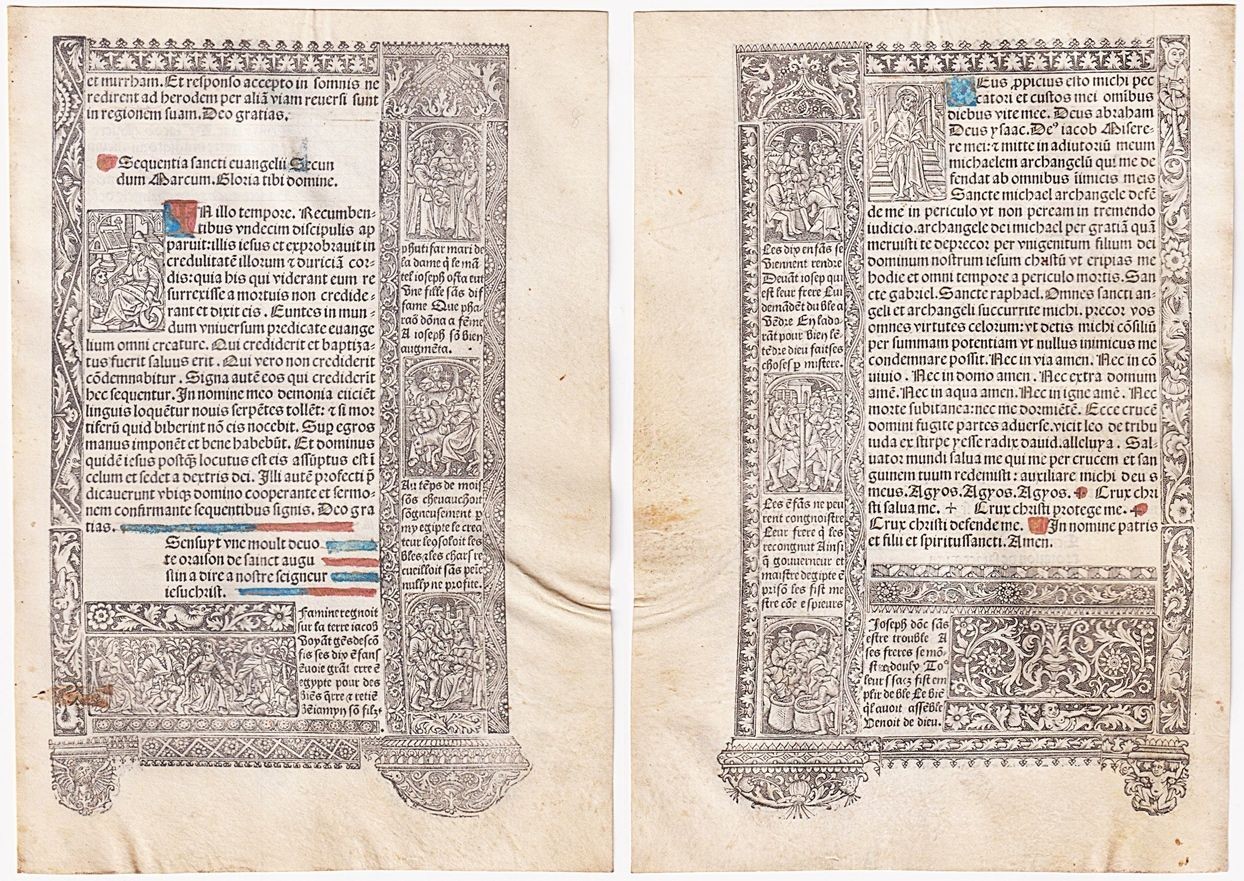 Hours Book Inkunabel Livre D'Heures Paris Simon Vostre 1501 / 8