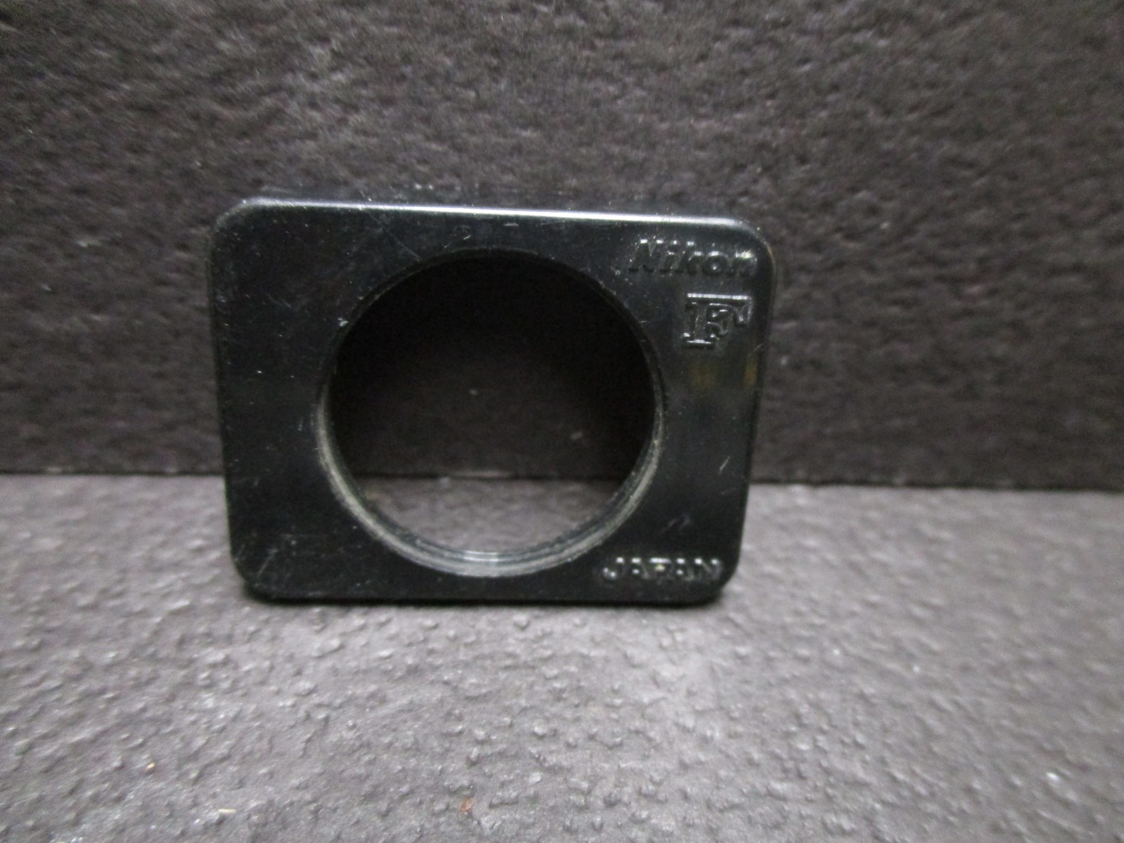 Nikon F eyecap adapter #2314 to accept a diopter or eyecup