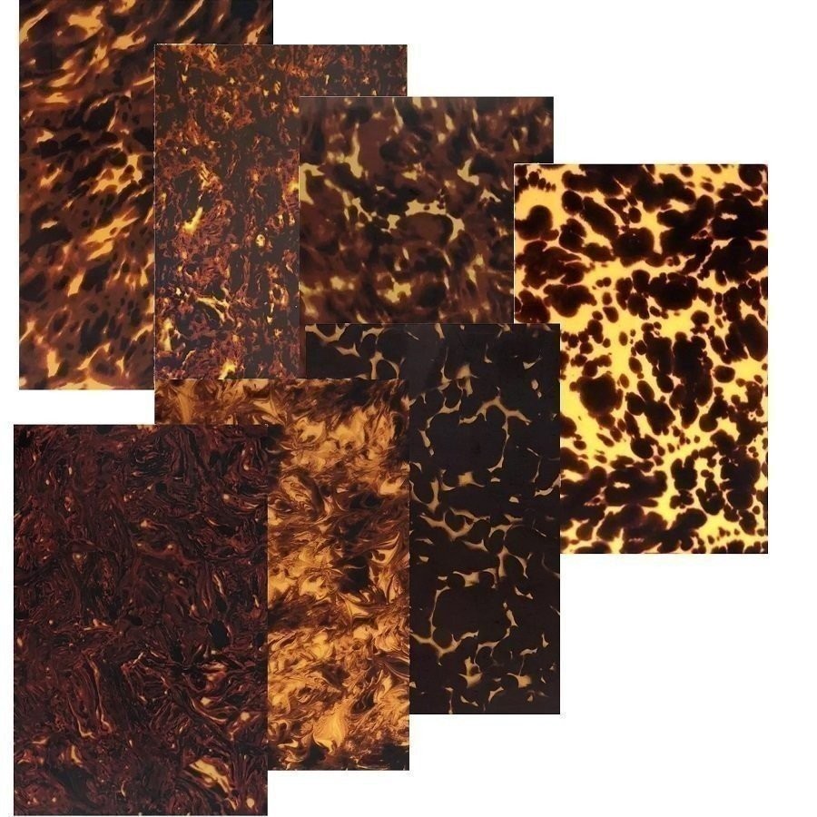 Acoustic Guitar Pickguard Blank Sheet Tortoise PVC Material 20cm x 30cm