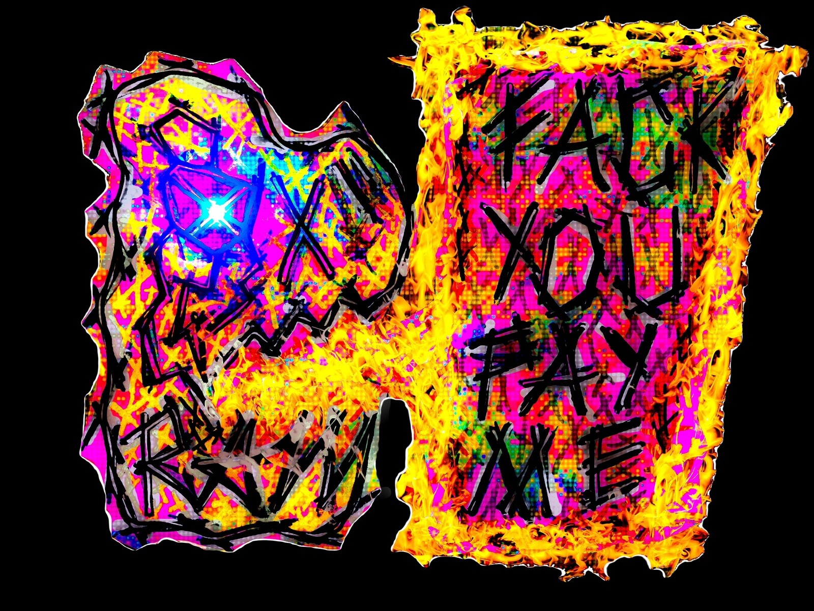 RAW HEADs #23 NFT, The RAW HEADs Collection by RabidArtWork 1of1 NFT