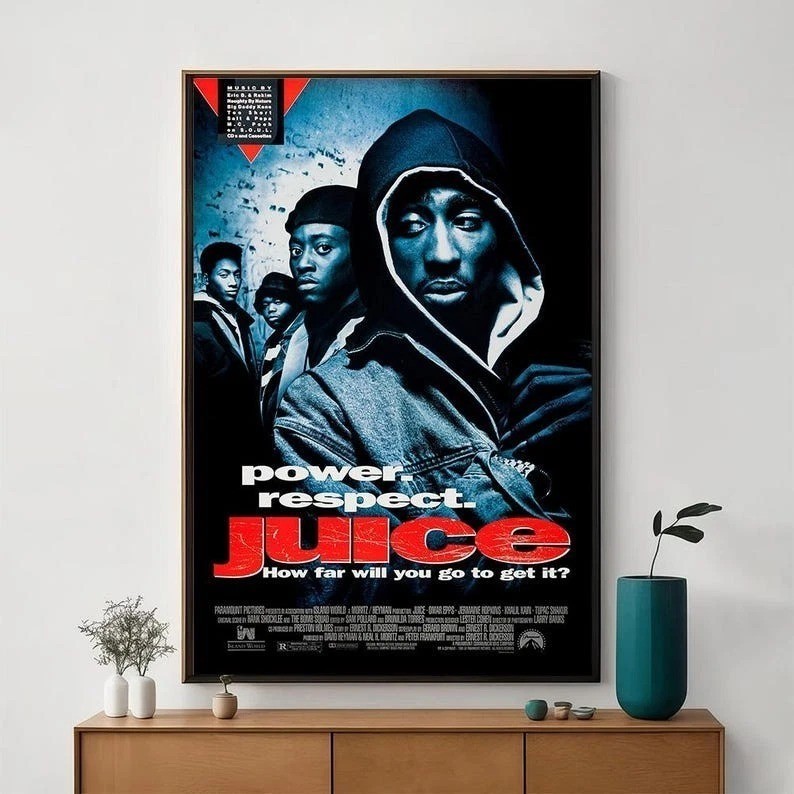 Juice Movie Poster, Unique Cinema Art, Fine Art Print, Perfect Gift