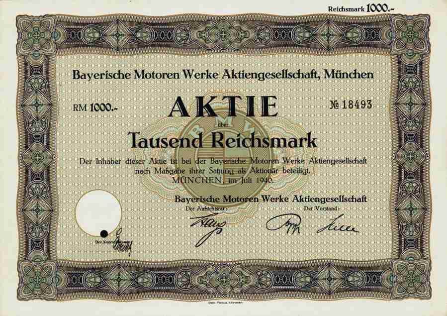 BMW Munich Dingolfing Isetta 1940 Mini Rover Daimler 1000 Reichsmark BMW Emblem